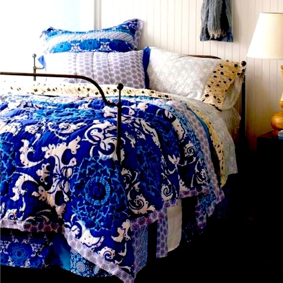 Anthropologie Other - Anthropologie Alhambra King Quilt With 2 Shams